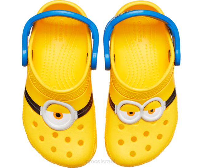 נעליים il Crocs ילדים מעבדה מהנה, אני מנינים סתומים צהוב 2DZ4615