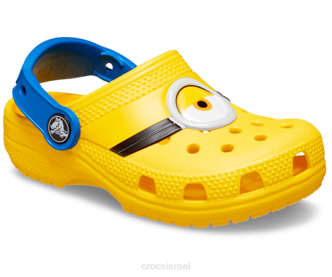 נעליים il Crocs ילדים מעבדה מהנה, אני מנינים סתומים צהוב 2DZ4615