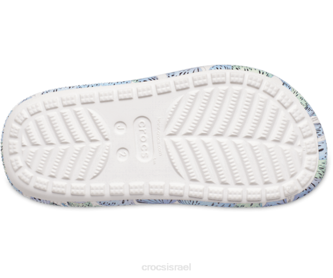 נעליים il Crocs ילדים סתימת פרפר חמודה לבן/רב 2DZ4616