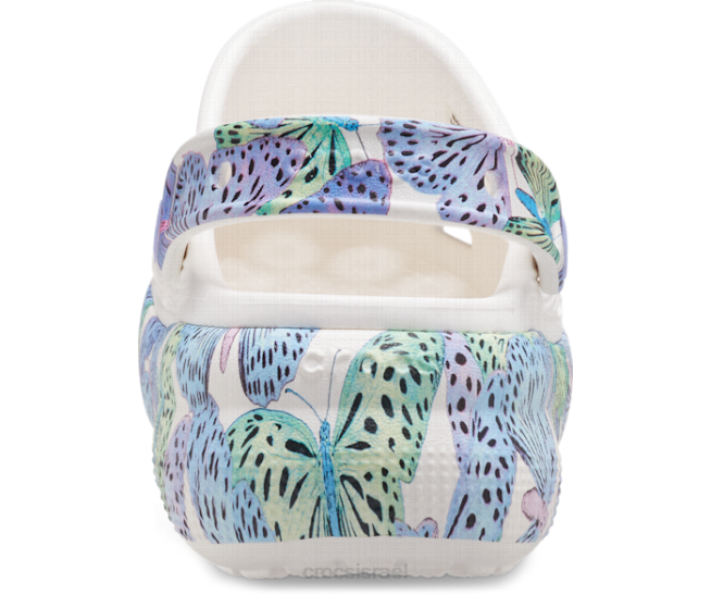 נעליים il Crocs ילדים סתימת פרפר חמודה לבן/רב 2DZ4616