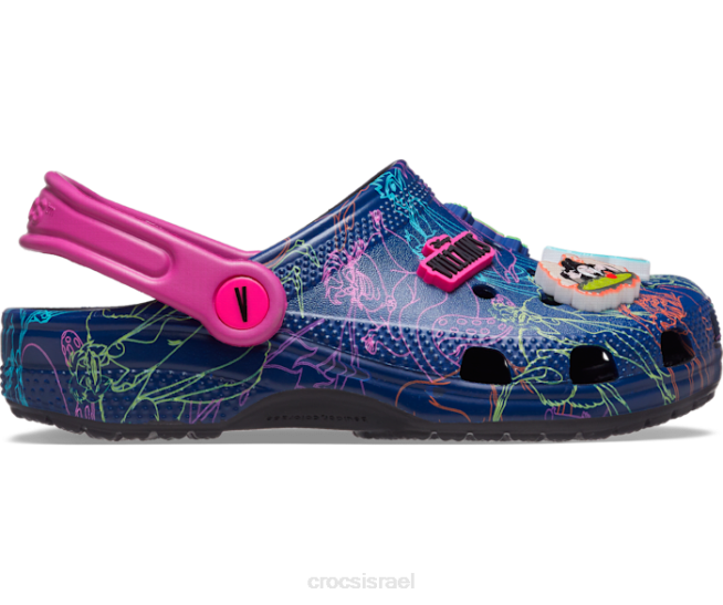 נעליים il Crocs ילדים נבלים קלאסיים של דיסני נסתמים שָׁחוֹר 2DZ4623