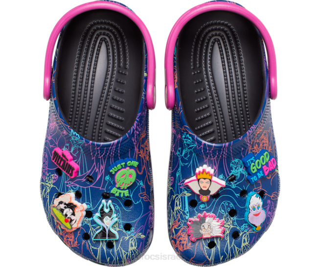 נעליים il Crocs ילדים נבלים קלאסיים של דיסני נסתמים שָׁחוֹר 2DZ4623