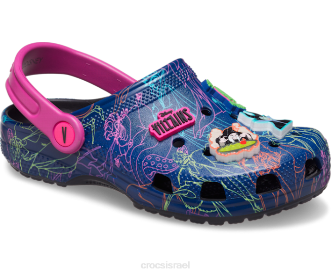 נעליים il Crocs ילדים נבלים קלאסיים של דיסני נסתמים שָׁחוֹר 2DZ4623