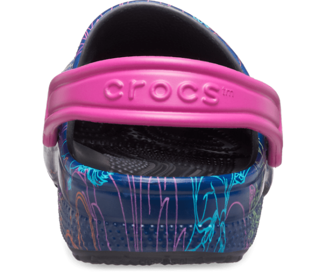 נעליים il Crocs ילדים נבלים קלאסיים של דיסני נסתמים שָׁחוֹר 2DZ4623