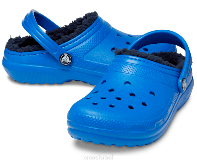 נעליים il Crocs ילדים קבקנית מרופדת קלאסית בריח כחול 2DZ4624