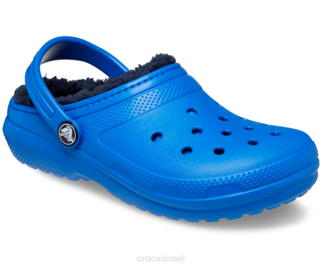 נעליים il Crocs ילדים קבקנית מרופדת קלאסית בריח כחול 2DZ4624