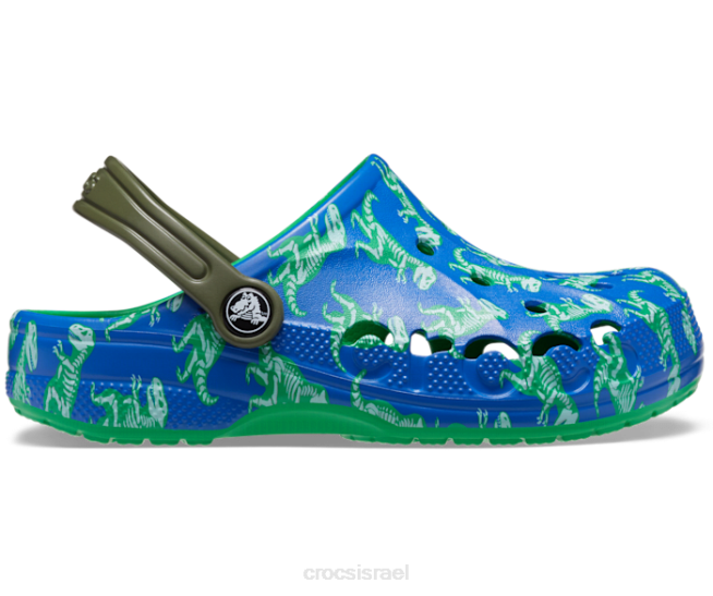 נעליים il Crocs ילדים קבקב מודפס באיה בריח כחול/מולטי 2DZ4629