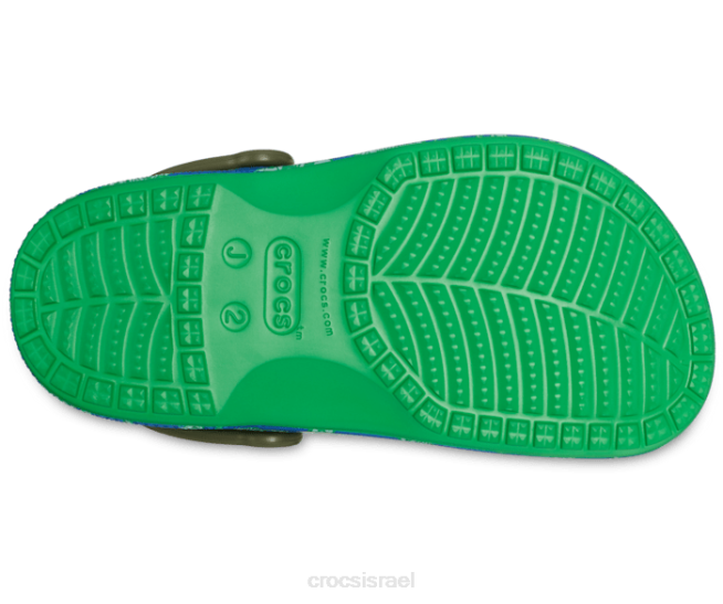 נעליים il Crocs ילדים קבקב מודפס באיה בריח כחול/מולטי 2DZ4629