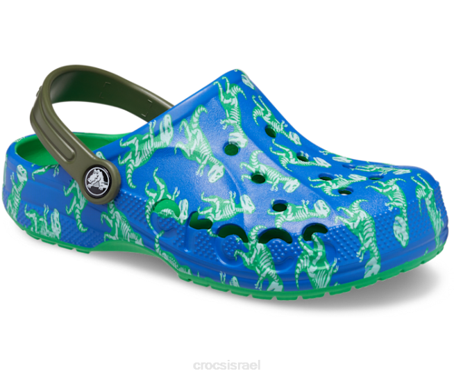 נעליים il Crocs ילדים קבקב מודפס באיה בריח כחול/מולטי 2DZ4629