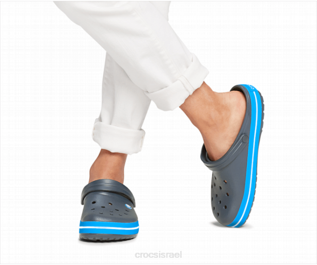 נעליים il Crocs נשים סתימת רצועה פחם/אוקיינוס 2DZ462