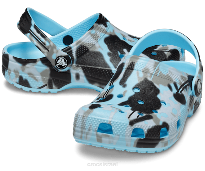 נעליים il Crocs ילדים סתימת קמו ספריי קלאסית אַרקטִי 2DZ4631