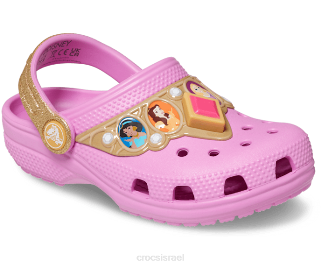 נעליים il Crocs ילדים סתימת אורות נסיכת דיסני קלאסית ורוד טפי 2DZ4633