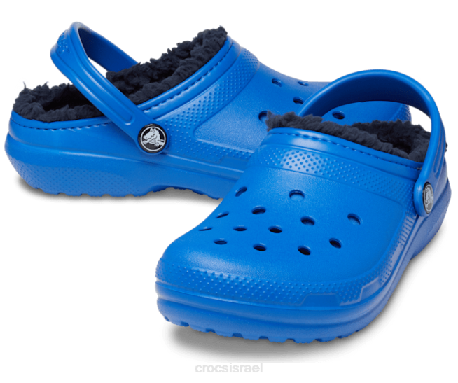 נעליים il Crocs ילדים קבקנית מרופדת קלאסית בריח כחול 2DZ4634