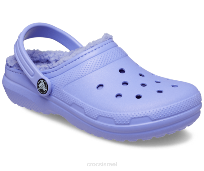 נעליים il Crocs ילדים קבקנית מרופדת קלאסית סגול דיגיטלי 2DZ4635