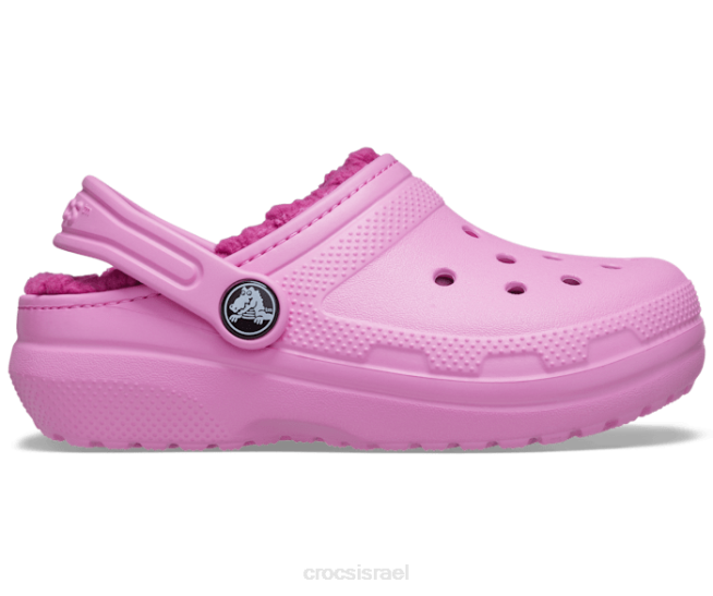 נעליים il Crocs ילדים קבקנית מרופדת קלאסית ורוד טפי 2DZ4636