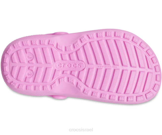 נעליים il Crocs ילדים קבקנית מרופדת קלאסית ורוד טפי 2DZ4636