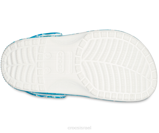 נעליים il Crocs ילדים סתימת מסיבת בריכה קלאסית כריש/אוקיינוס 2DZ4639