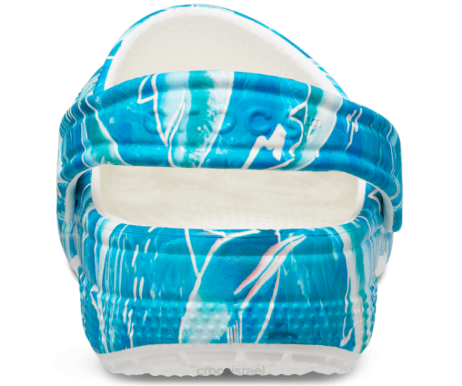 נעליים il Crocs ילדים סתימת מסיבת בריכה קלאסית כריש/אוקיינוס 2DZ4639