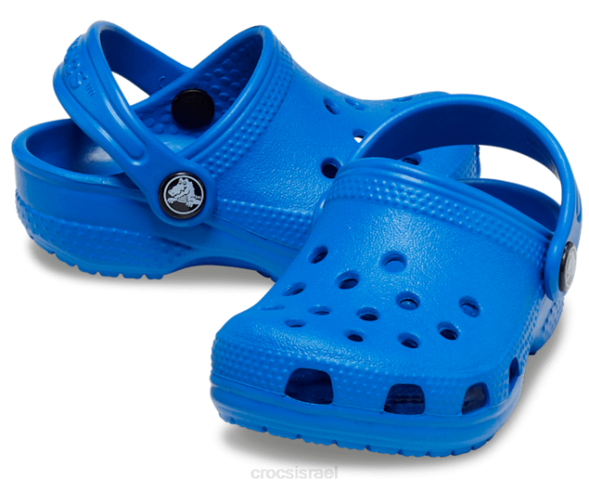 נעליים il Crocs ילדים תינוקות קטנים נסתמים בריח כחול 2DZ4640