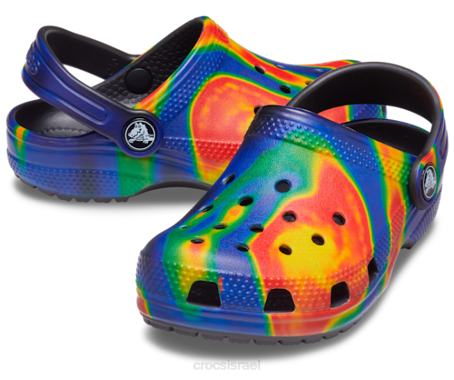 נעליים il Crocs ילדים סתימה סולרית קלאסית חיל הים/שחור 2DZ4643