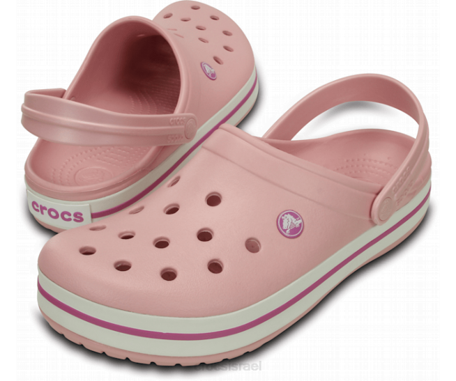 נעליים il Crocs נשים סתימת רצועה ורוד פנינה/סחלב פראי 2DZ464