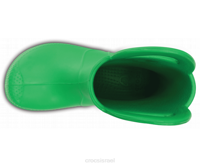 נעליים il Crocs ילדים להתמודד עם מגף גשם ירוק דשא 2DZ4651