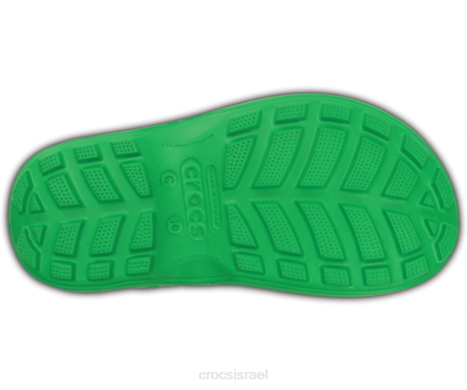 נעליים il Crocs ילדים להתמודד עם מגף גשם ירוק דשא 2DZ4651