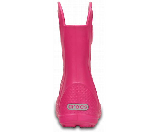 נעליים il Crocs ילדים להתמודד עם מגף גשם ורוד סוכריות 2DZ4654