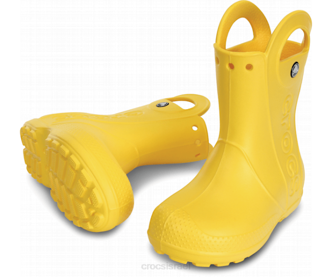 נעליים il Crocs ילדים להתמודד עם מגף גשם צהוב 2DZ4655