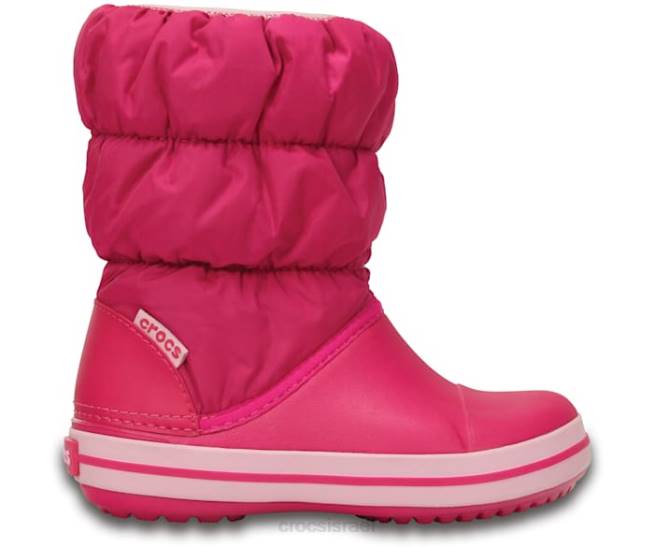 נעליים il Crocs ילדים מגף פחזניות חורף ורוד סוכריות 2DZ4658