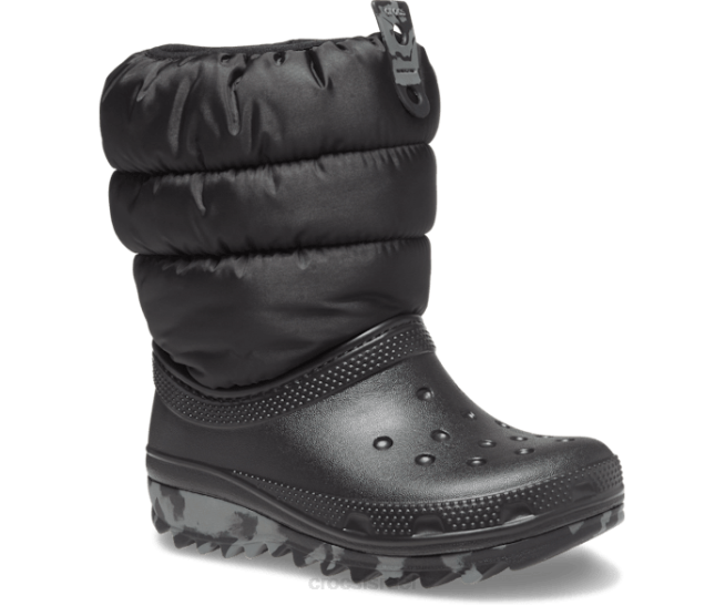 נעליים il Crocs ילדים מגף ניאו פאף קלאסי שָׁחוֹר 2DZ4662