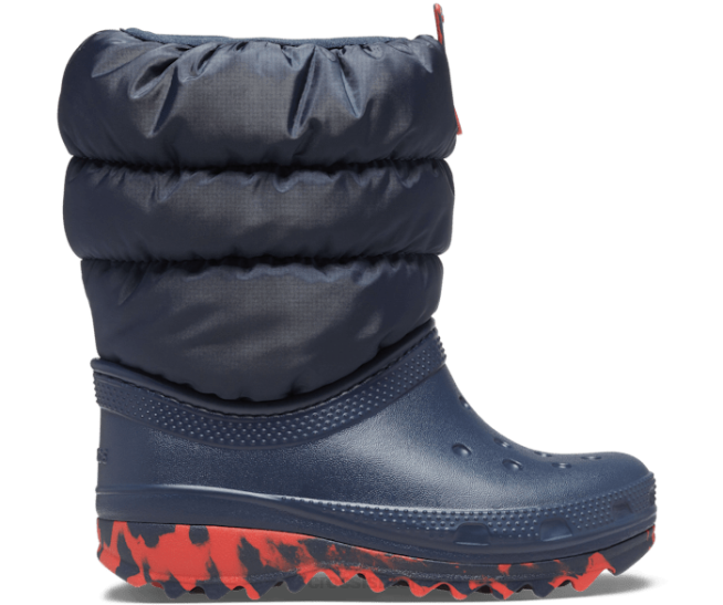 נעליים il Crocs ילדים מגף ניאו פאף קלאסי חיל הים 2DZ4663