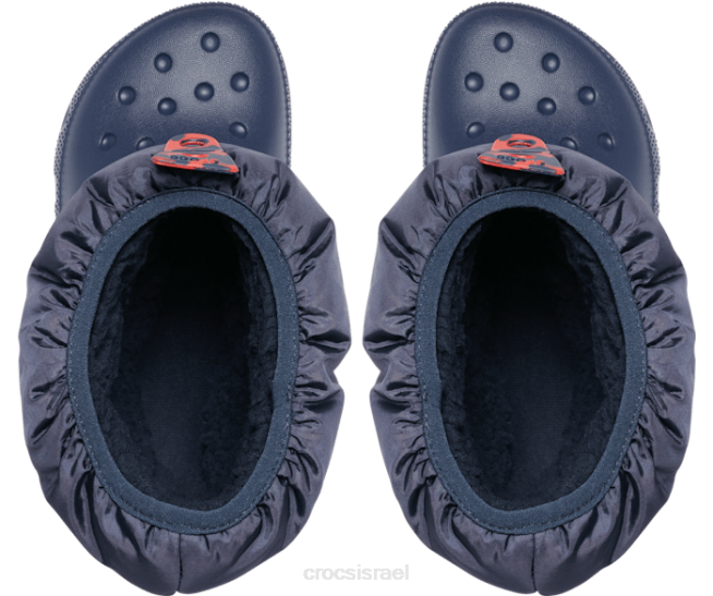 נעליים il Crocs ילדים מגף ניאו פאף קלאסי חיל הים 2DZ4663