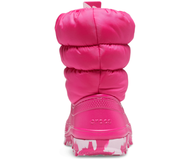נעליים il Crocs ילדים מגף ניאו פאף קלאסי ורוד סוכריות 2DZ4664
