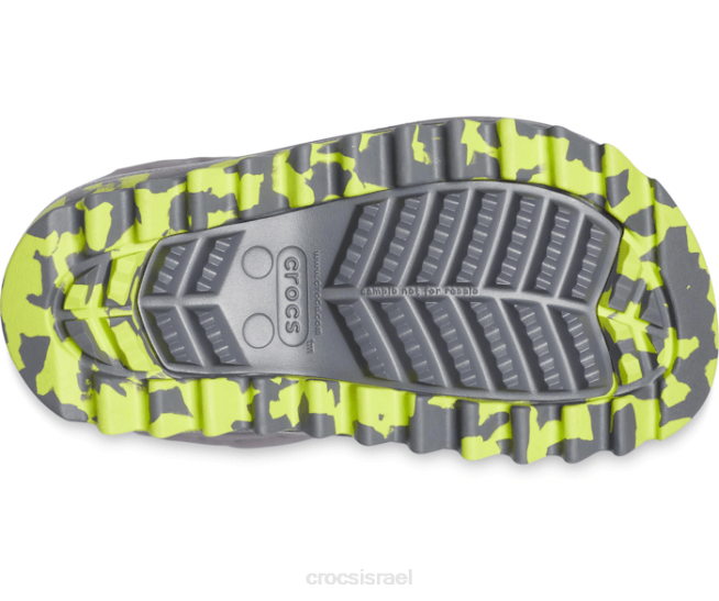 נעליים il Crocs ילדים מגף ניאו פאף קלאסי אפור צפחה 2DZ4665