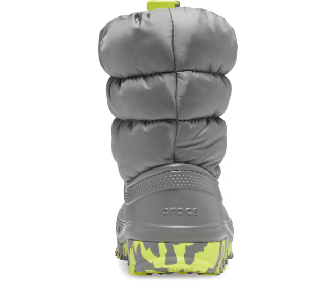 נעליים il Crocs ילדים מגף ניאו פאף קלאסי אפור צפחה 2DZ4665