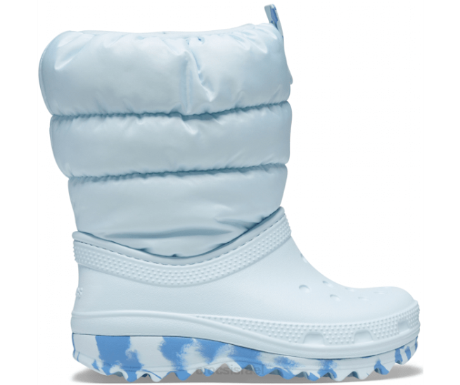 נעליים il Crocs ילדים מגף ניאו פאף קלאסי כחול מינרלי 2DZ4666