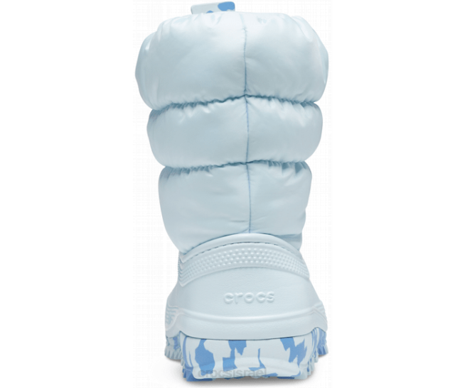 נעליים il Crocs ילדים מגף ניאו פאף קלאסי כחול מינרלי 2DZ4666