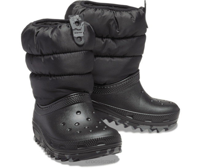 נעליים il Crocs ילדים מגף ניאו פאף קלאסי שָׁחוֹר 2DZ4667