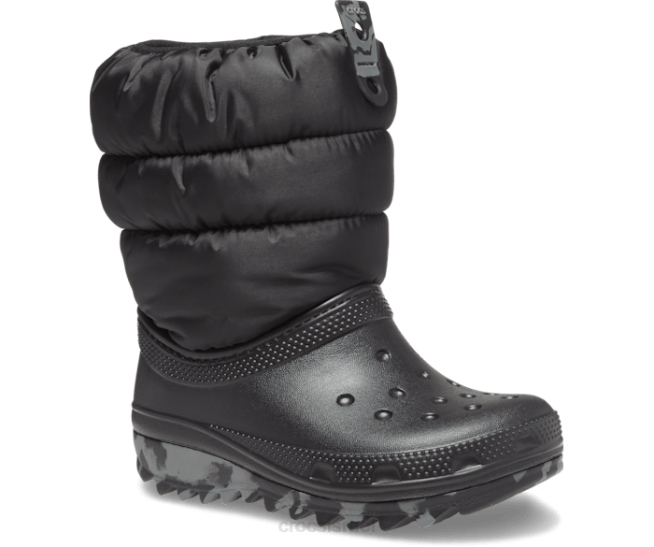 נעליים il Crocs ילדים מגף ניאו פאף קלאסי שָׁחוֹר 2DZ4667