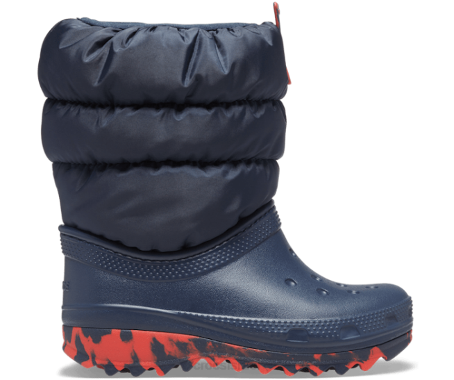 נעליים il Crocs ילדים מגף ניאו פאף קלאסי חיל הים 2DZ4668