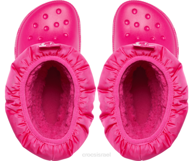 נעליים il Crocs ילדים מגף ניאו פאף קלאסי ורוד סוכריות 2DZ4669