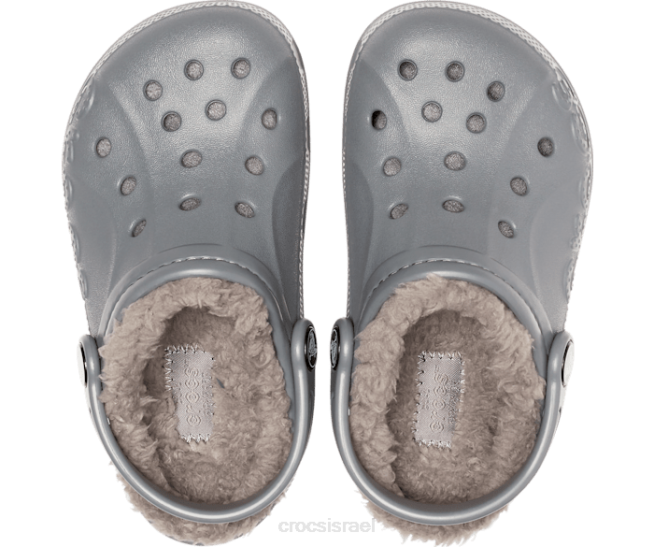 נעליים il Crocs ילדים קבקב מרופד באיה פֶּחָם 2DZ4670