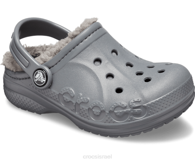 נעליים il Crocs ילדים קבקב מרופד באיה פֶּחָם 2DZ4670