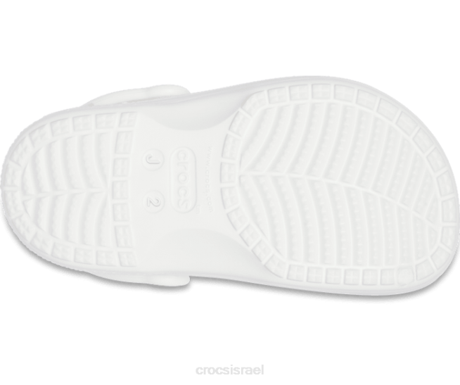 נעליים il Crocs ילדים קבקב מרופד באיה לבן/אפור בהיר 2DZ4671