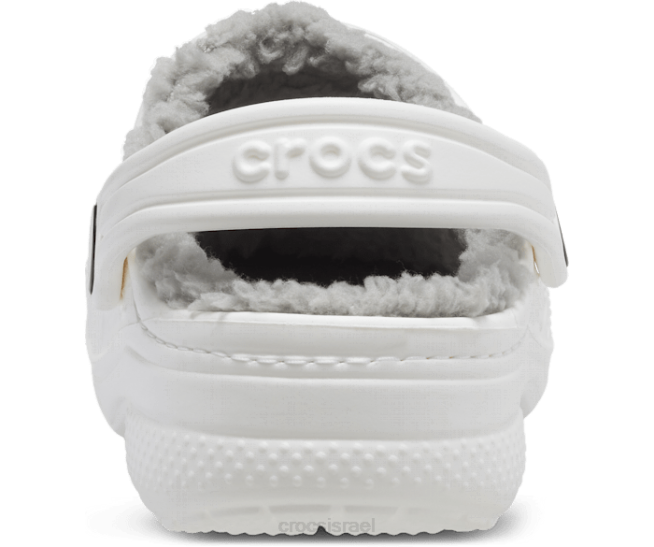 נעליים il Crocs ילדים קבקב מרופד באיה לבן/אפור בהיר 2DZ4671