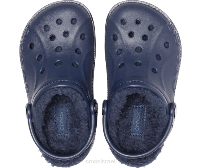 נעליים il Crocs ילדים קבקב מרופד באיה חיל הים 2DZ4672