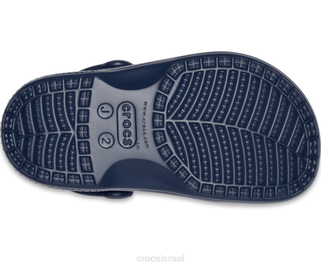 נעליים il Crocs ילדים קבקב מרופד באיה חיל הים 2DZ4672