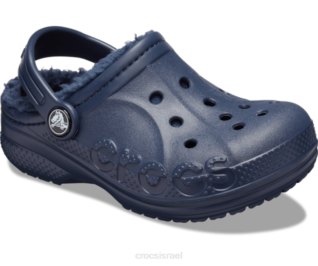 נעליים il Crocs ילדים קבקב מרופד באיה חיל הים 2DZ4672