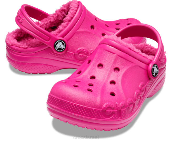 נעליים il Crocs ילדים קבקב מרופד באיה ורוד סוכריות 2DZ4673